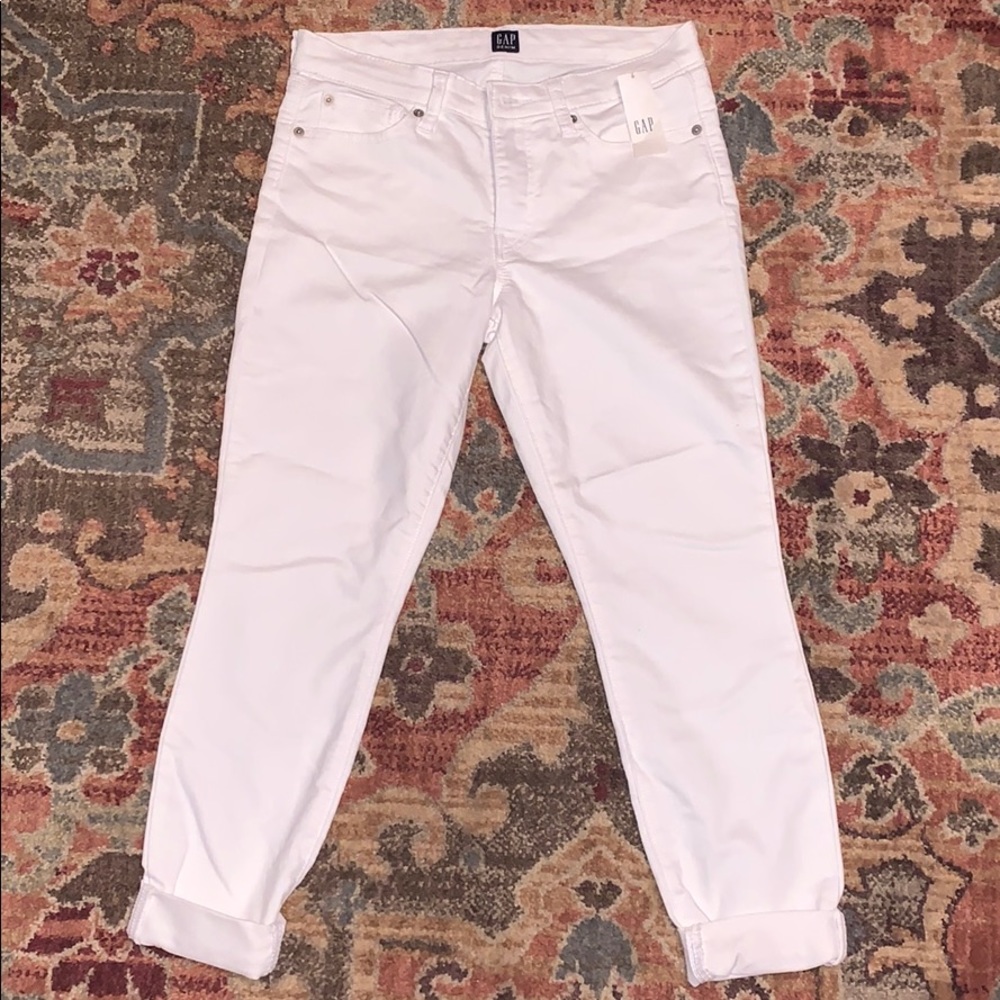 Gap white jeans